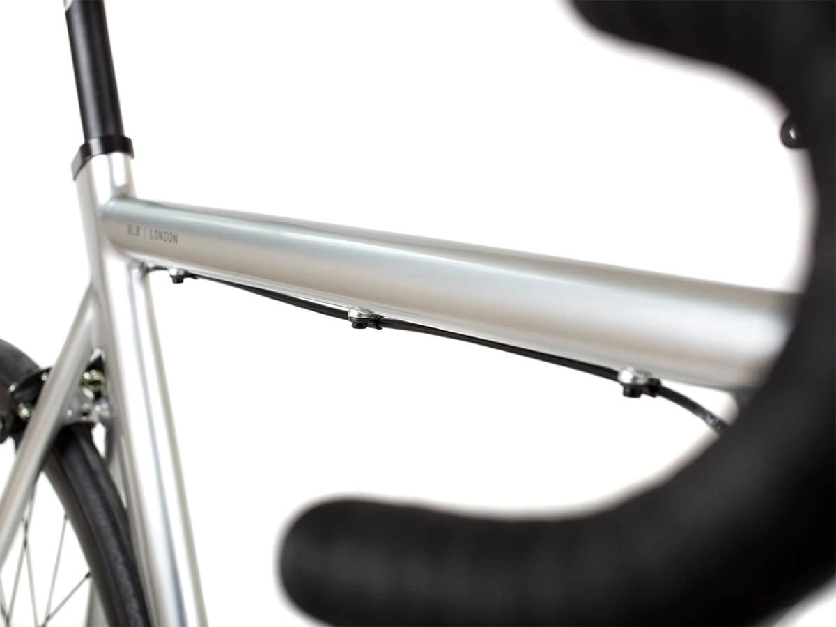 La Piovra ATK Fixie/Singlespeed Fiets - Gepolijst Zilver - Afbeelding 8