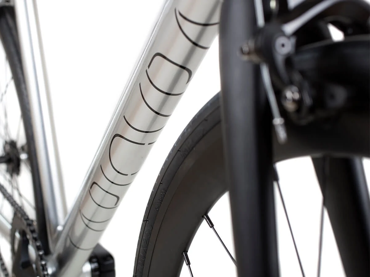 La Piovra ATK Fixie/Singlespeed Fiets - Gepolijst Zilver - Afbeelding 9