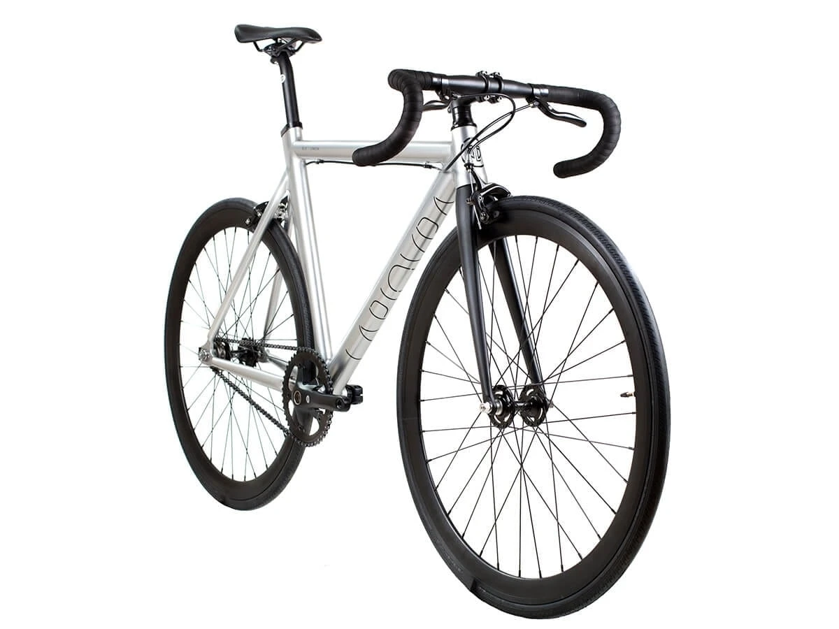 La Piovra ATK Fixie/Singlespeed Fiets - Gepolijst Zilver - Afbeelding 2