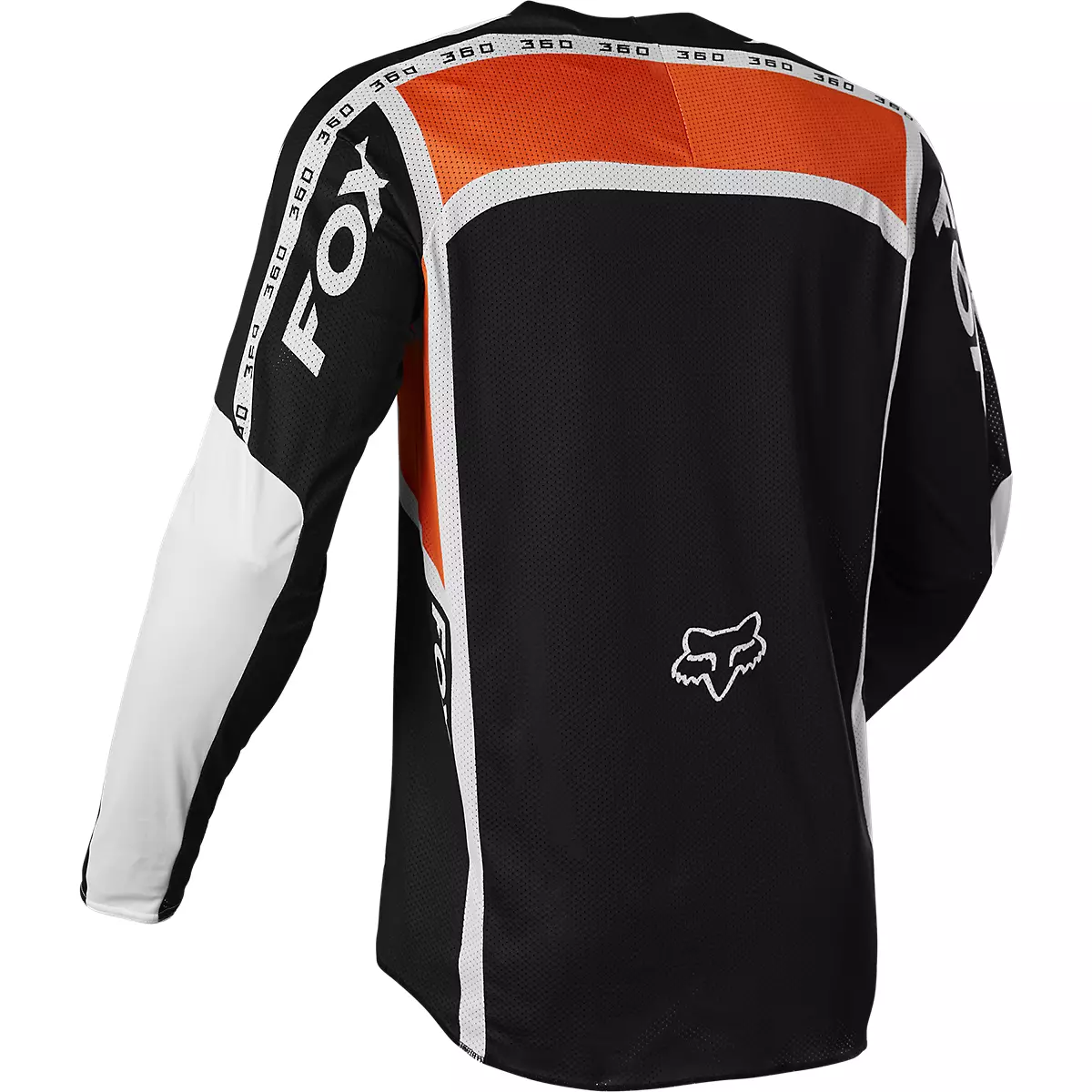Fox Racing 360 Dvide Jersey Zwart/Wit/Oranje - Afbeelding 3