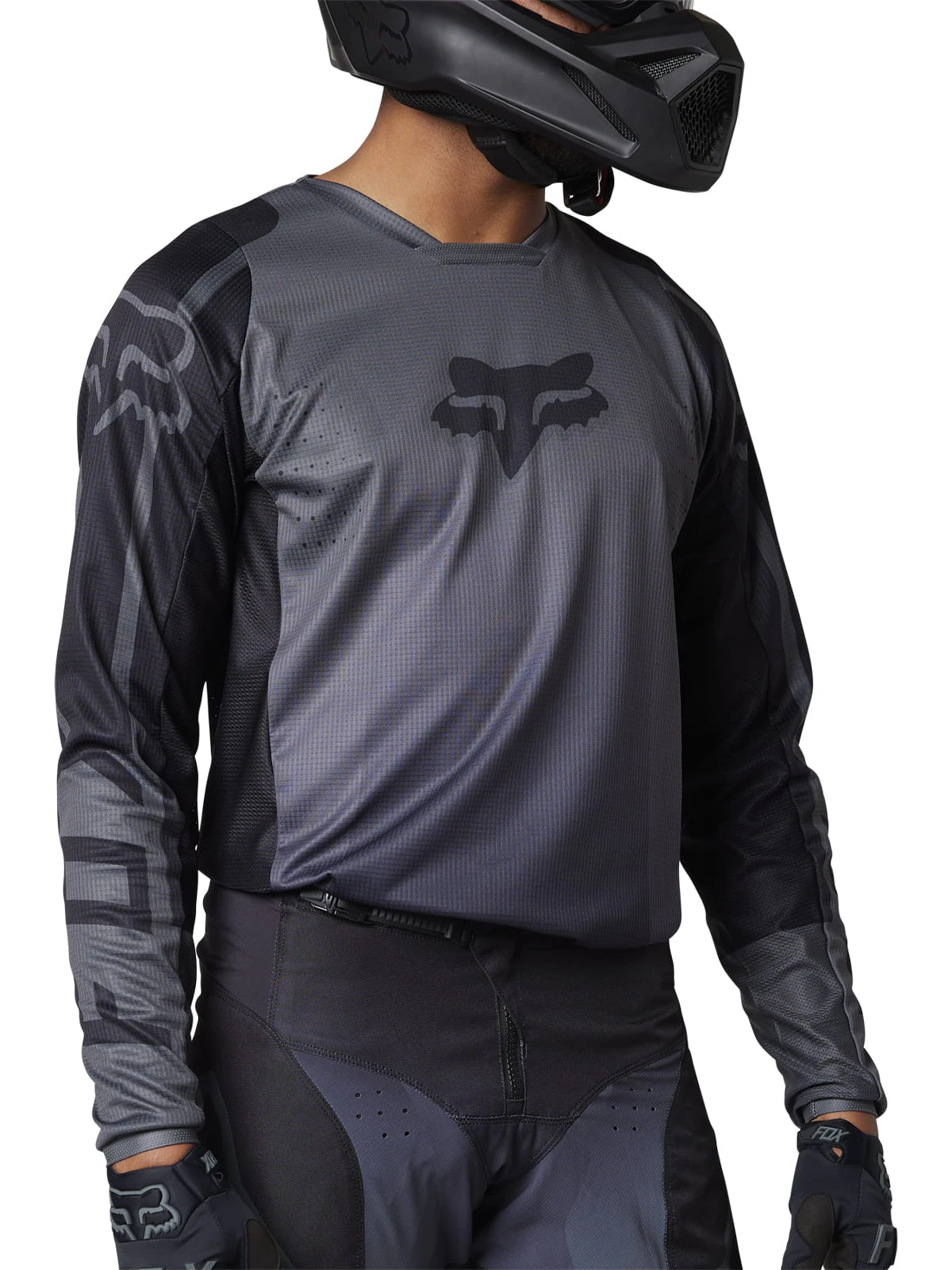 Fox Racing 180 Leed Jersey - Zwart / Donkere Schaduw - Afbeelding 2