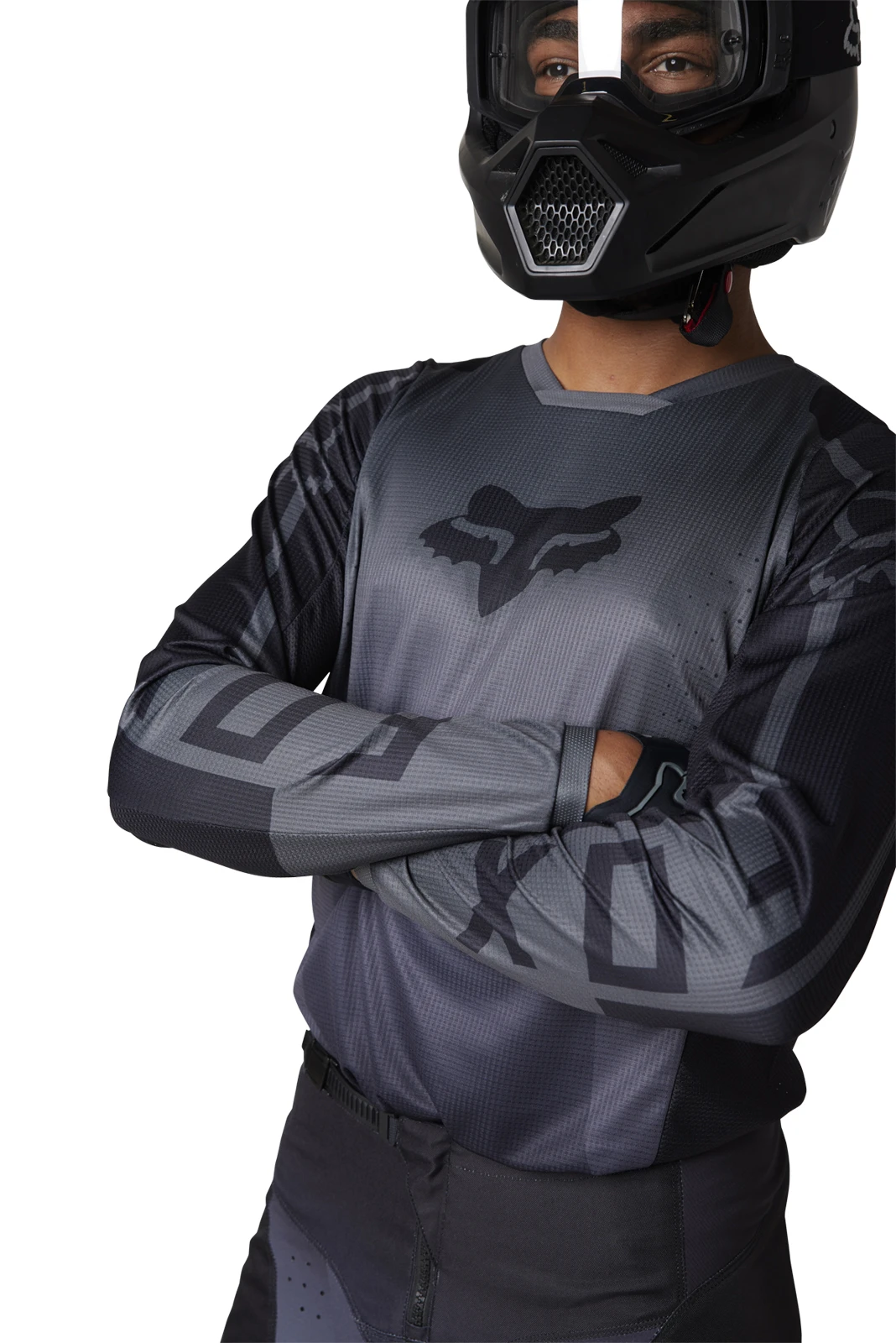 Fox Racing 180 Leed Jersey - Zwart / Donkere Schaduw - Afbeelding 5