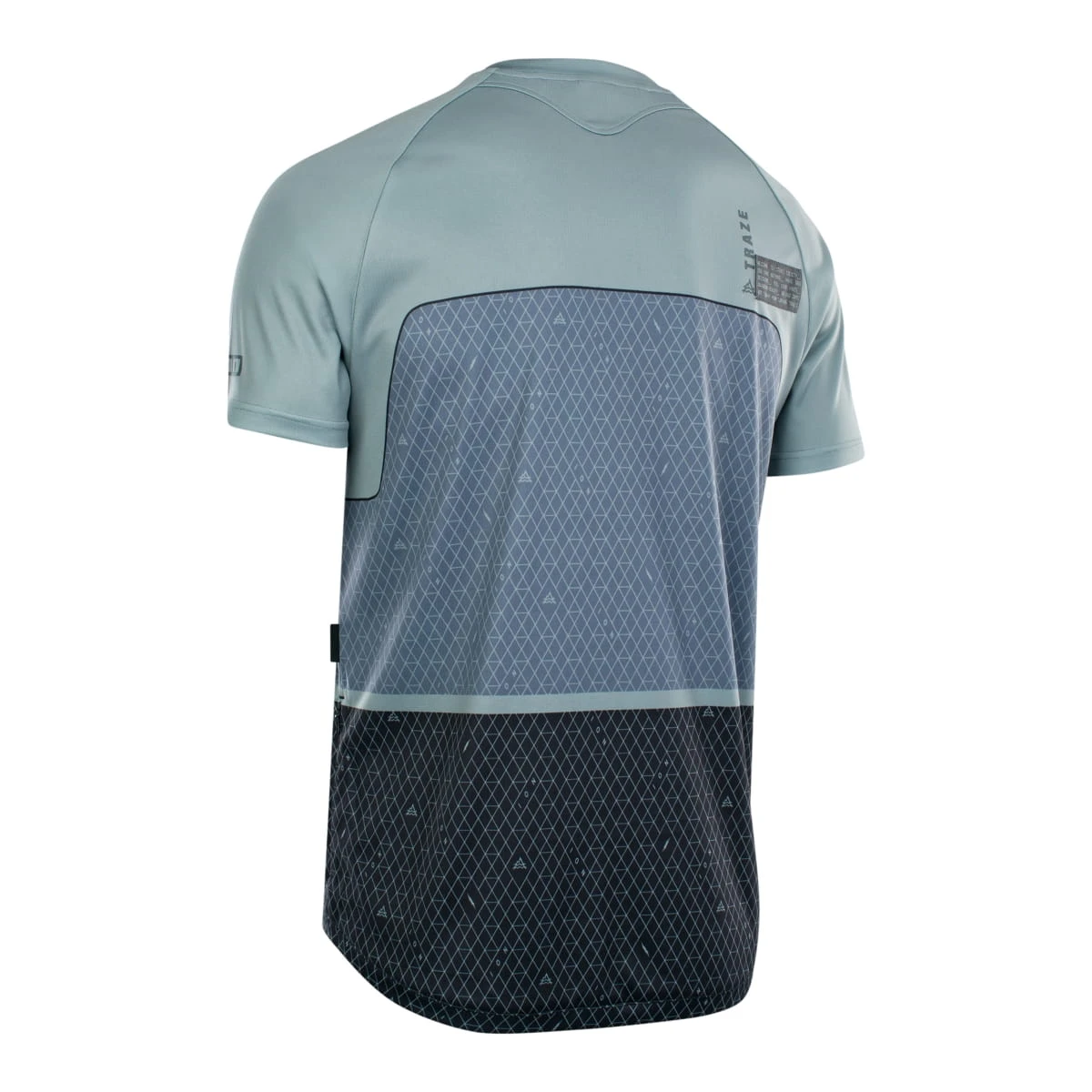 ION Tee SS Traze AMP X - Jersey - Getijdegroen - Pastelgroen/Blauw - Afbeelding 2