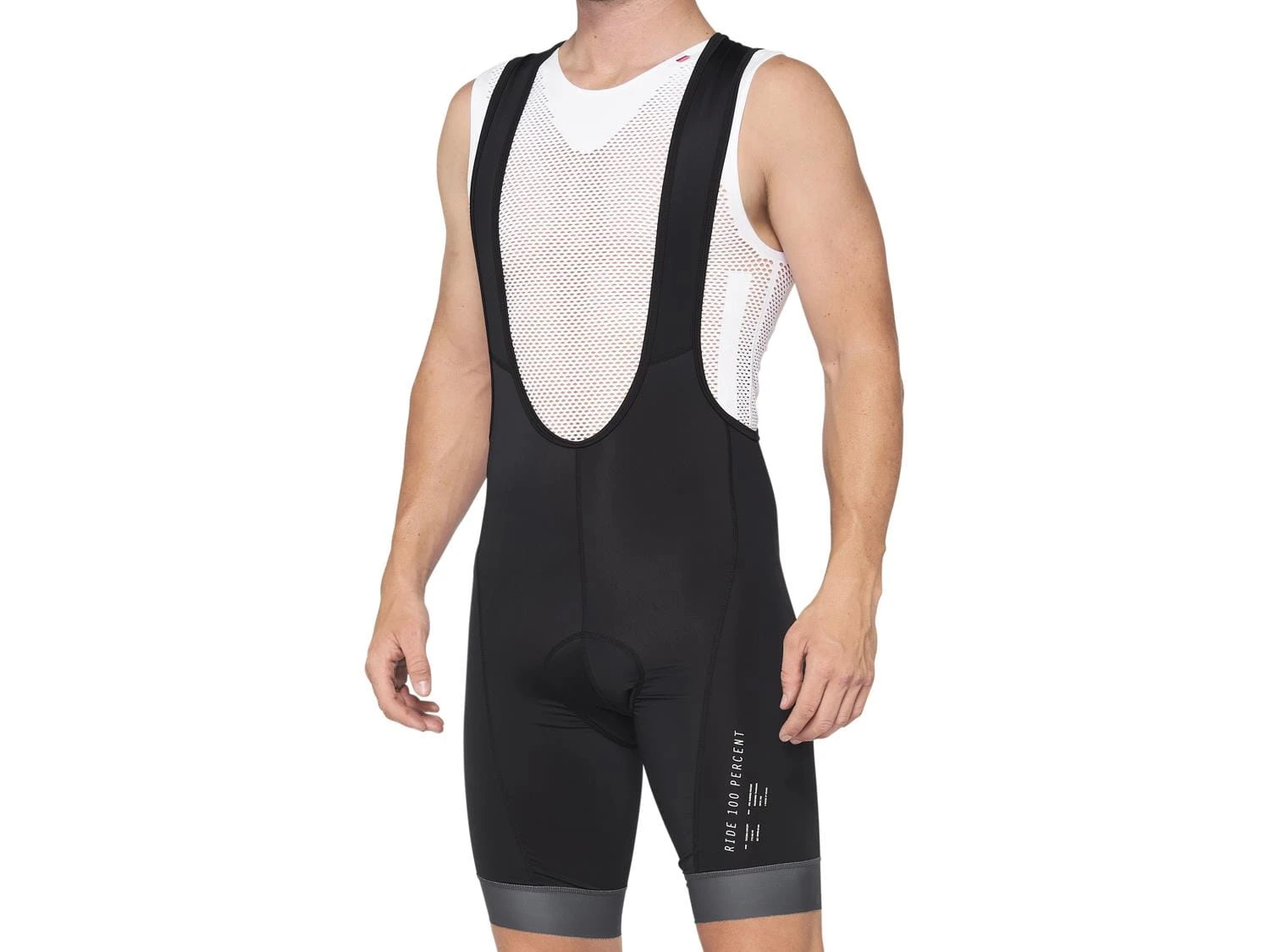 100% Exceeda Slabbetje - Zwart/Charcoal