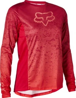 Fox Racing Dames DEFEND LS JERSEY LUNAR - Berry Punch
