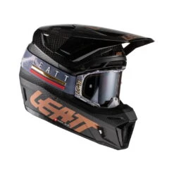 LEATT Helm Incl. Bril 9,5 V22 Carbon Zwart