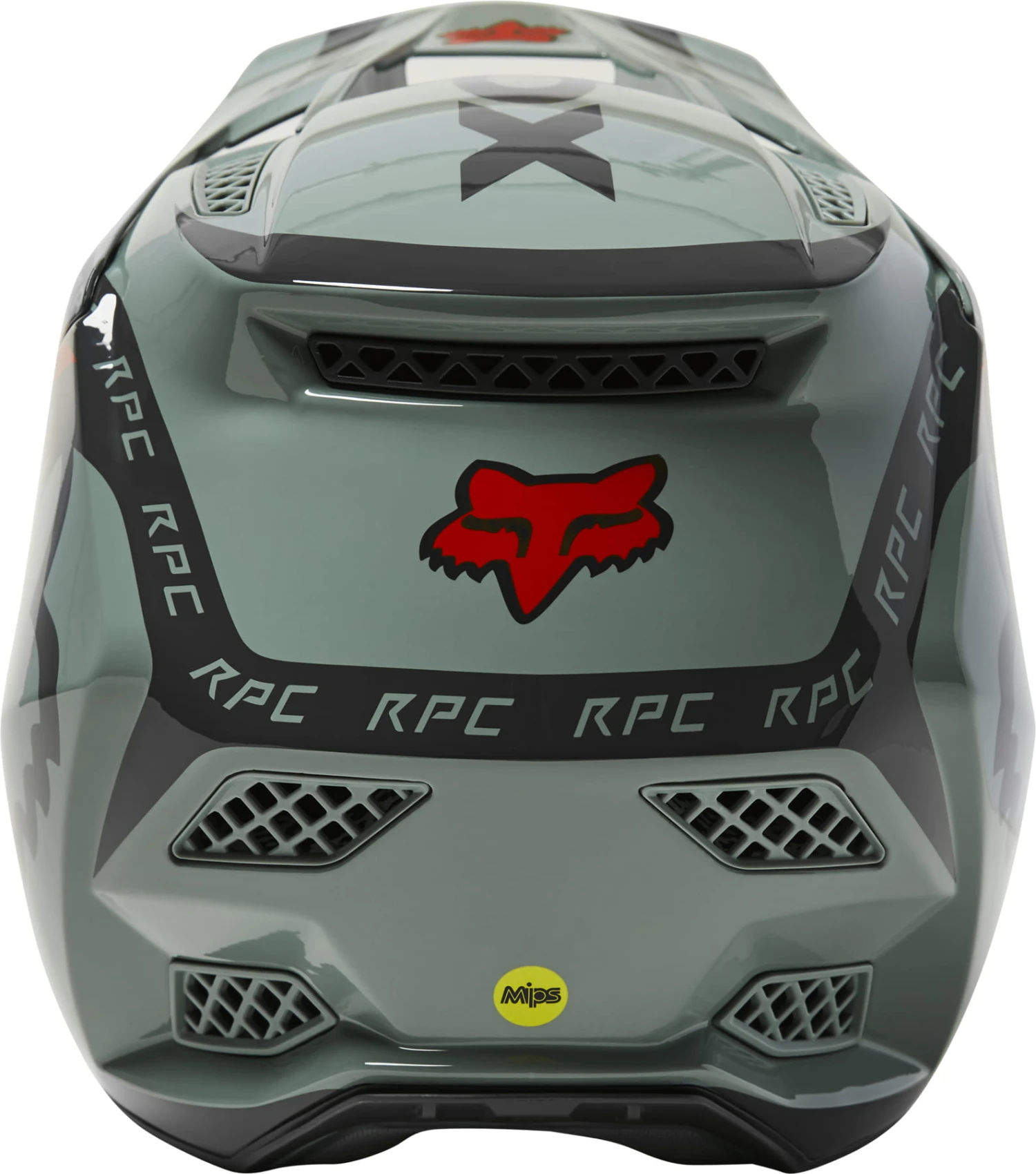 Fox Racing Rampage Pro Carbon Mips Helm Dvide CE-CPSC Eucalyptus - Image 4