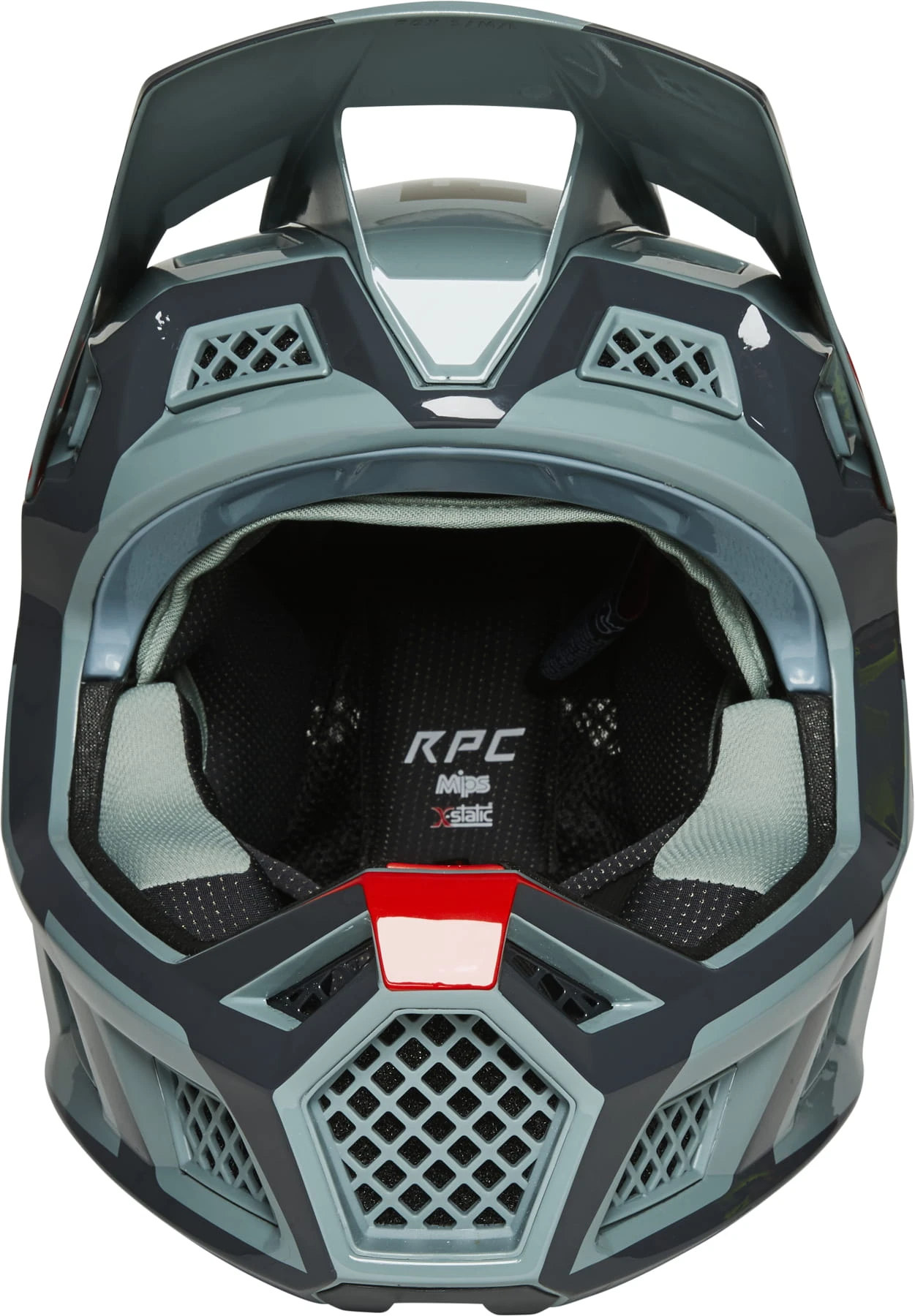 Fox Racing Rampage Pro Carbon Mips Helm Dvide CE-CPSC Eucalyptus - Image 5