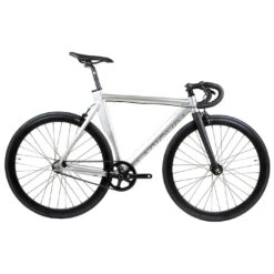 La Piovra ATK Fixie/Singlespeed Fiets - Gepolijst Zilver