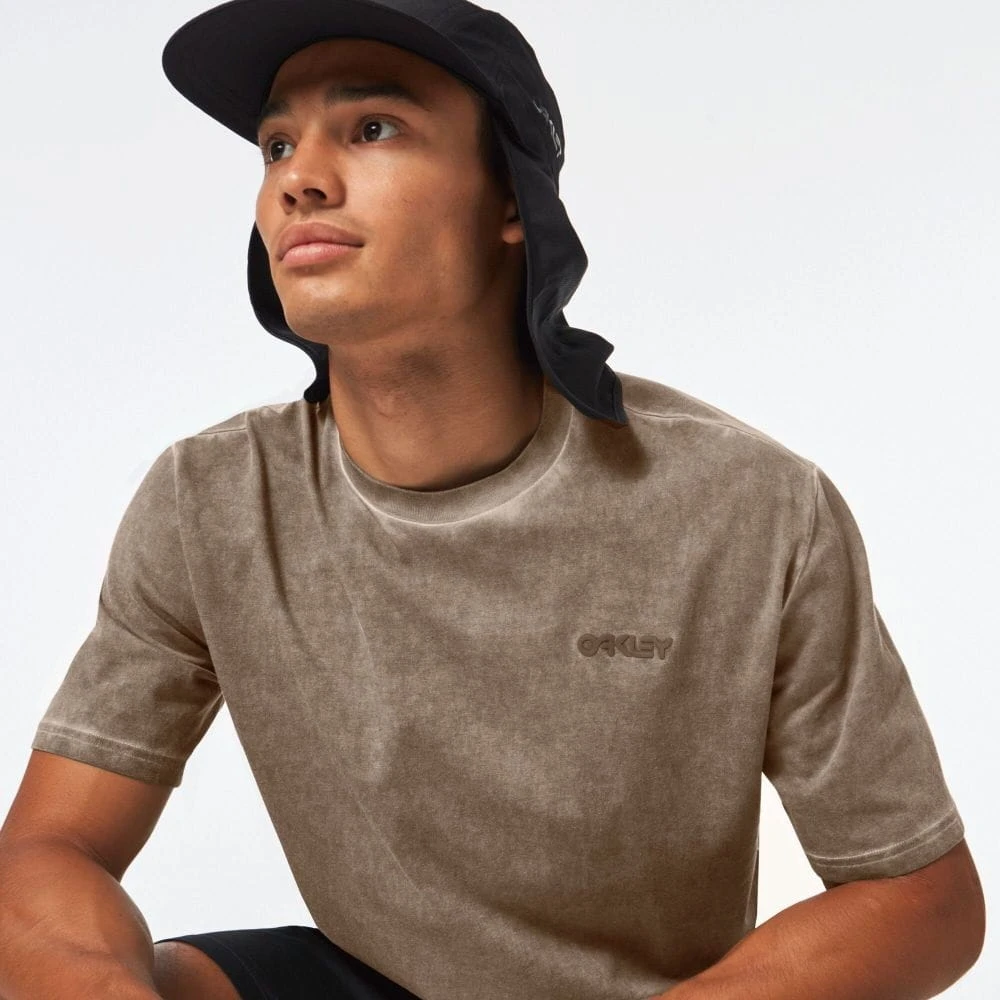 Oakley Overgeverfde B1B Logo Tee - Rogge - Afbeelding 2