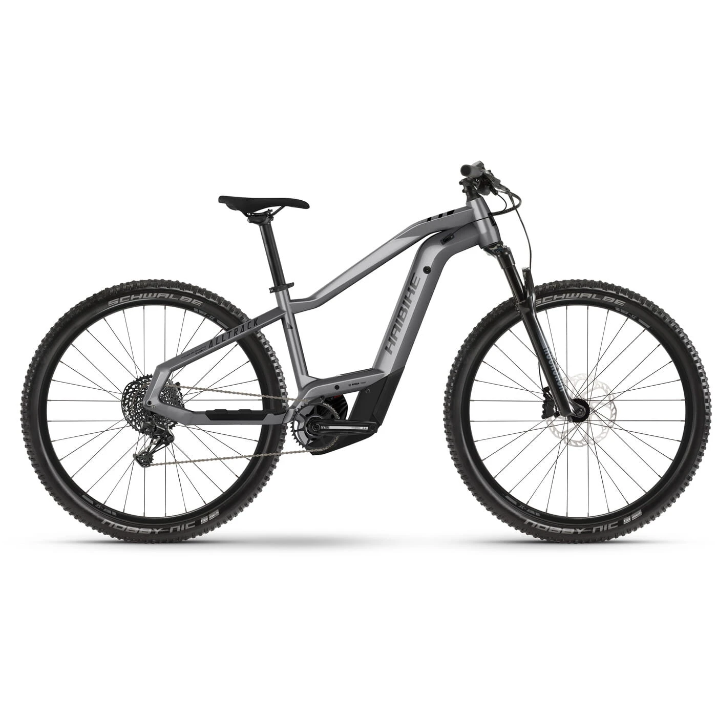 Haibike ALLTRACK 9 MTB Hardtail - Matglans Zilver Zwart