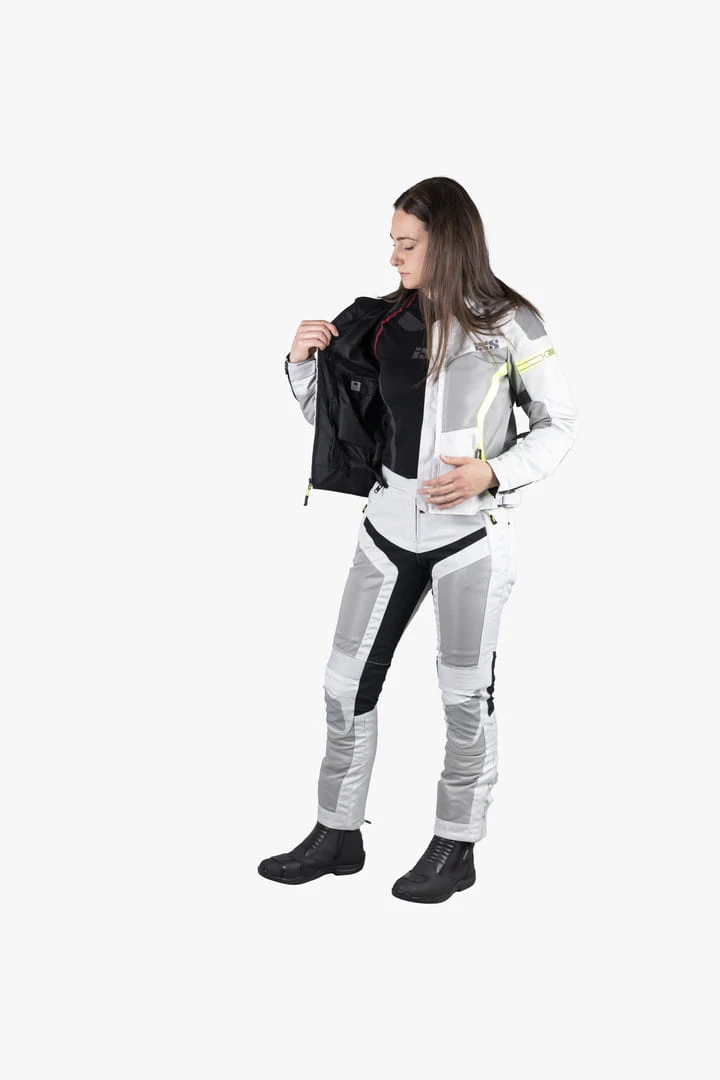 IXS Sport Damesbroek Trigonis-Air Lichtgrijs-grijs - Image 8