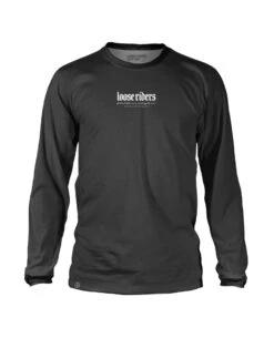 LOOSE RIDERS Tech Heren Jersey Longsleeve - God's Eye - Zwart