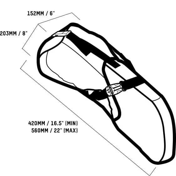 Blackburn Outpost Zadeltas Met Drybag - Image 3
